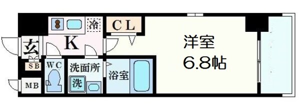 エスリード阿波座レジデンス　の物件間取画像